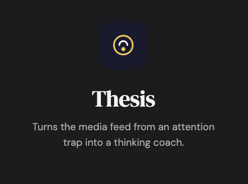 Thesis App screenshot